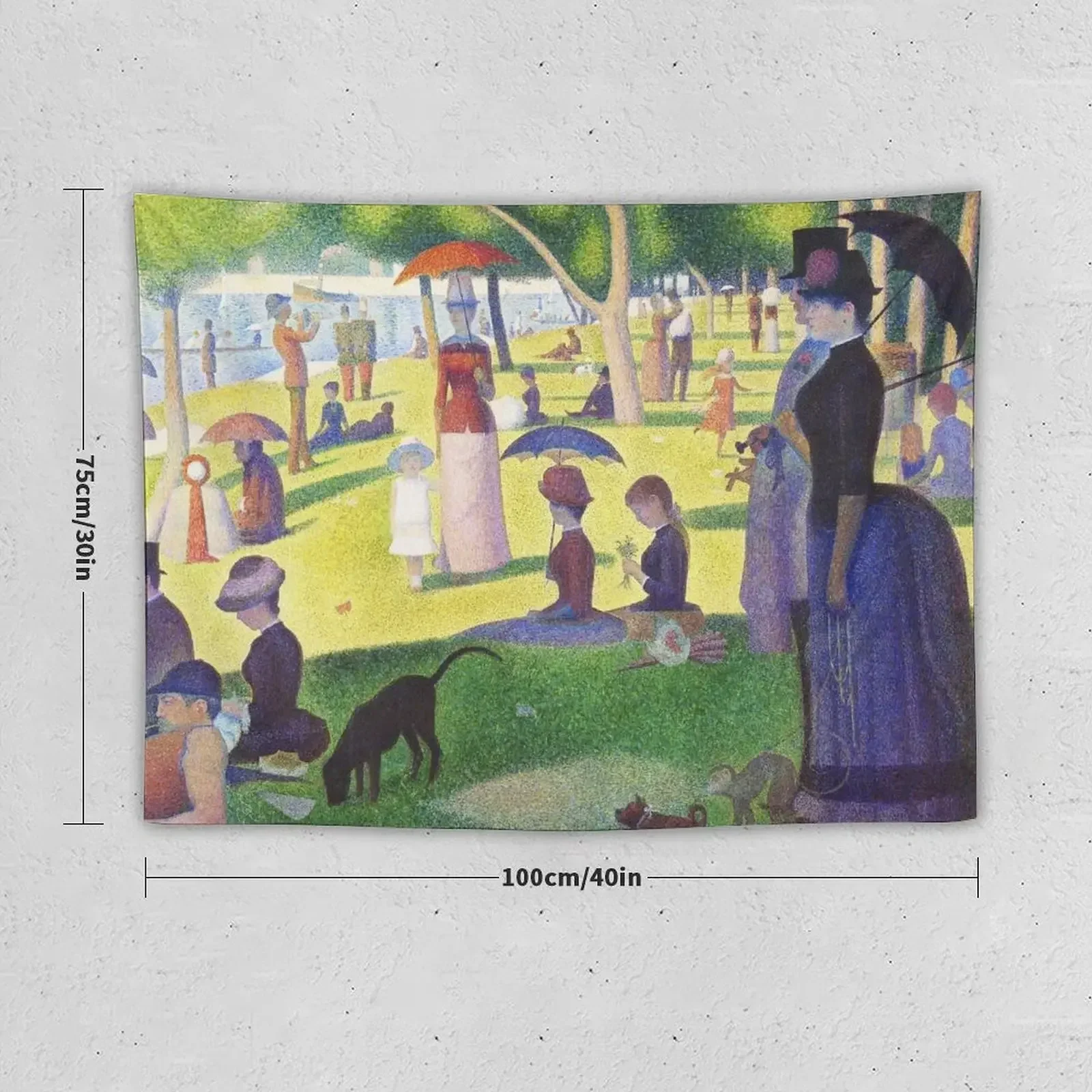 A Sunday on La Grande гобелен жатте-Жоржа савре домашний декор комнатный корейский стиль