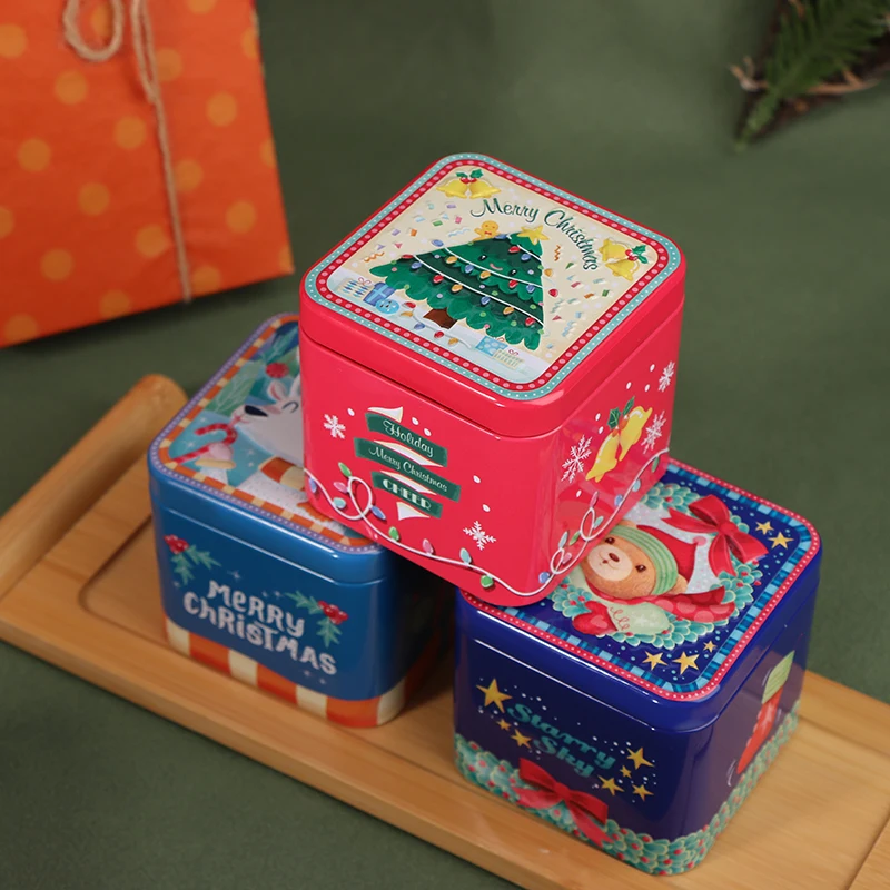 Рисунок 4 - Рождественская Квадратная Металлическая Жестяная Банка