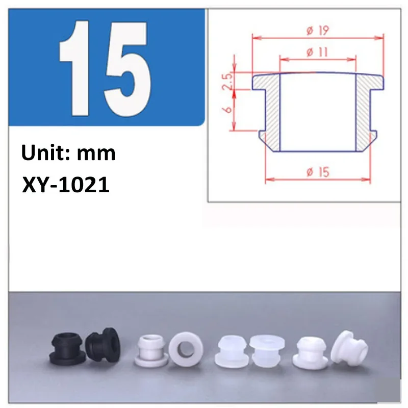 

Черная силиконовая резиновая защелкивающаяся втулка 4,5-30 мм отверстие полый штекер кабельная проводка защитная втулка