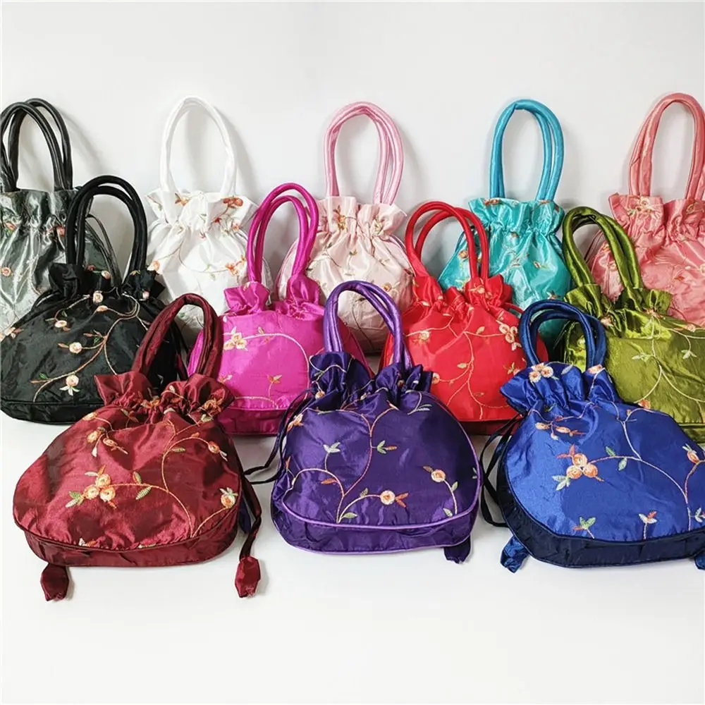 

Bags Mini Purse Wallets Sanitary Napkin Bag Women Flower Handbags Jewerly Packing Bag Hanfu Drawstrings Bags Small Storage Bags
