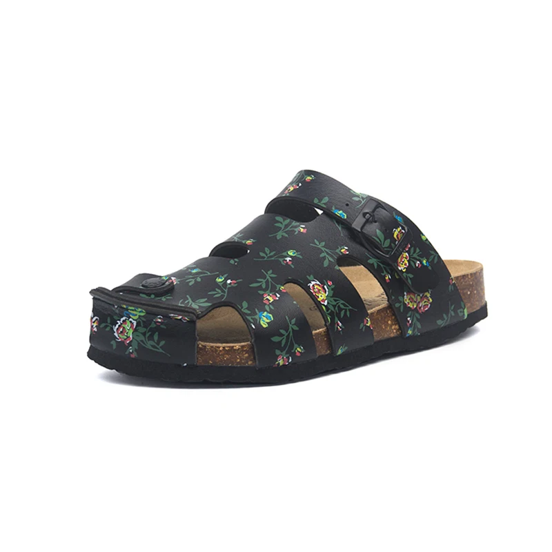

Women Shoes Summer Couple Slippers Casual Clog Sandals High Quality Cork Slippers Thick Sole Garden Sandals Mule Clogs Footwear