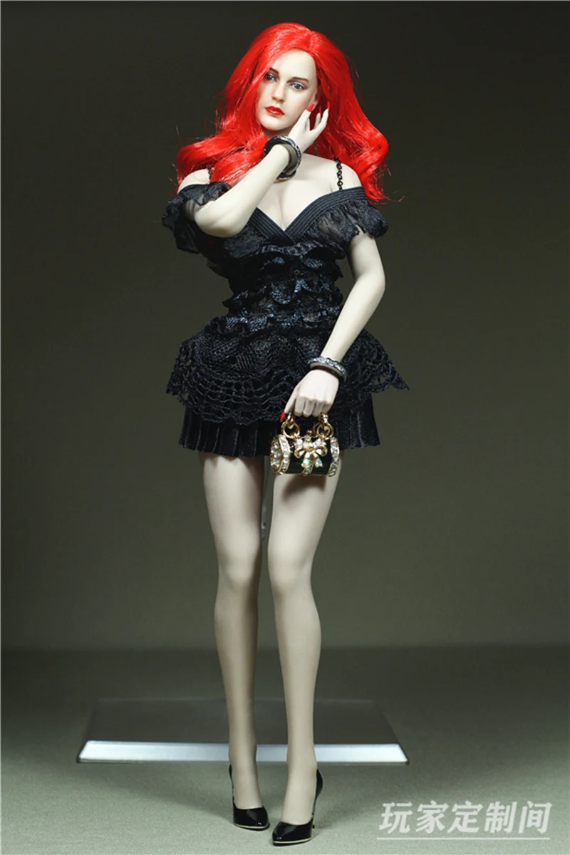 1/6 весы экшн-фигурка кукольная одежда аксессуары черная короткая юбка наряд для