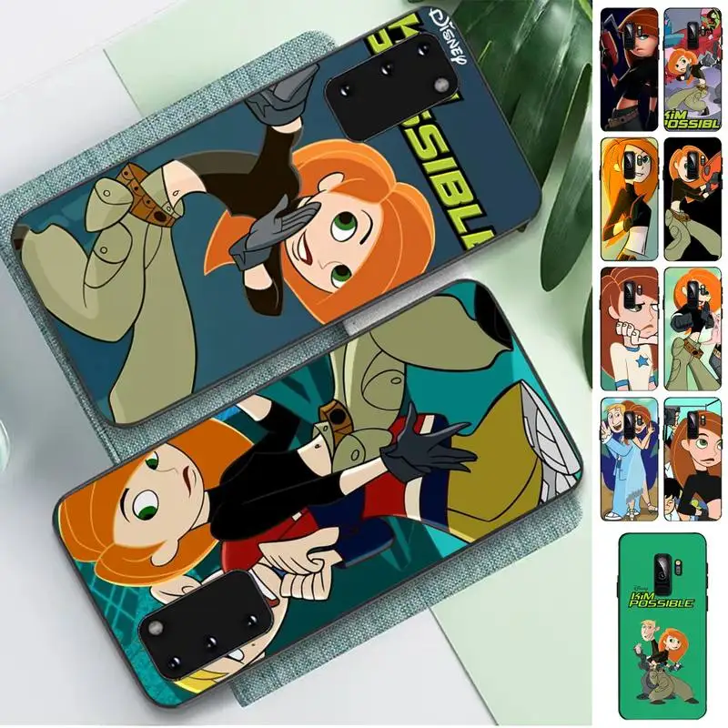 

Disney Kim Possible Phone Case for Samsung S10 21 20 9 8 plus lite S20 UlTRA 7edge