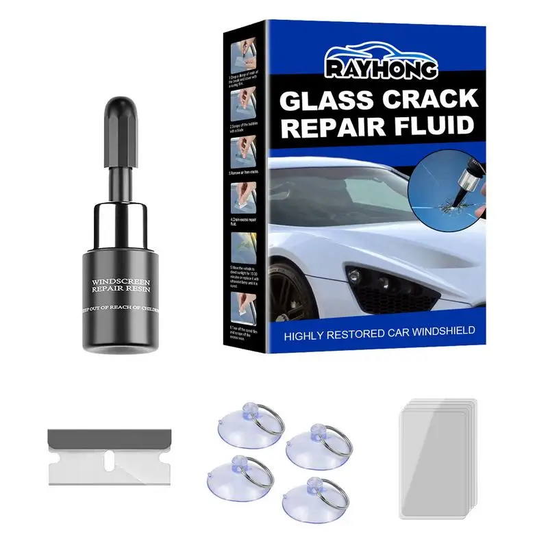 

Windshield Repair Kit Windshield Crack Repair Windshield DIY Repair Tool Car Glass Repair Minor Crack Glass Repair Fluid
