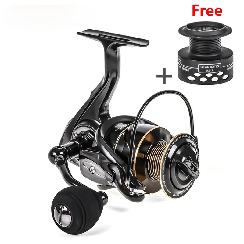 

As Good As SHIMANO DAIWA Spinning Reel Double Spool Fishing Reel Metal Spool bass Carp Fishing Sea Fishing Outdoor (Give Gifts)