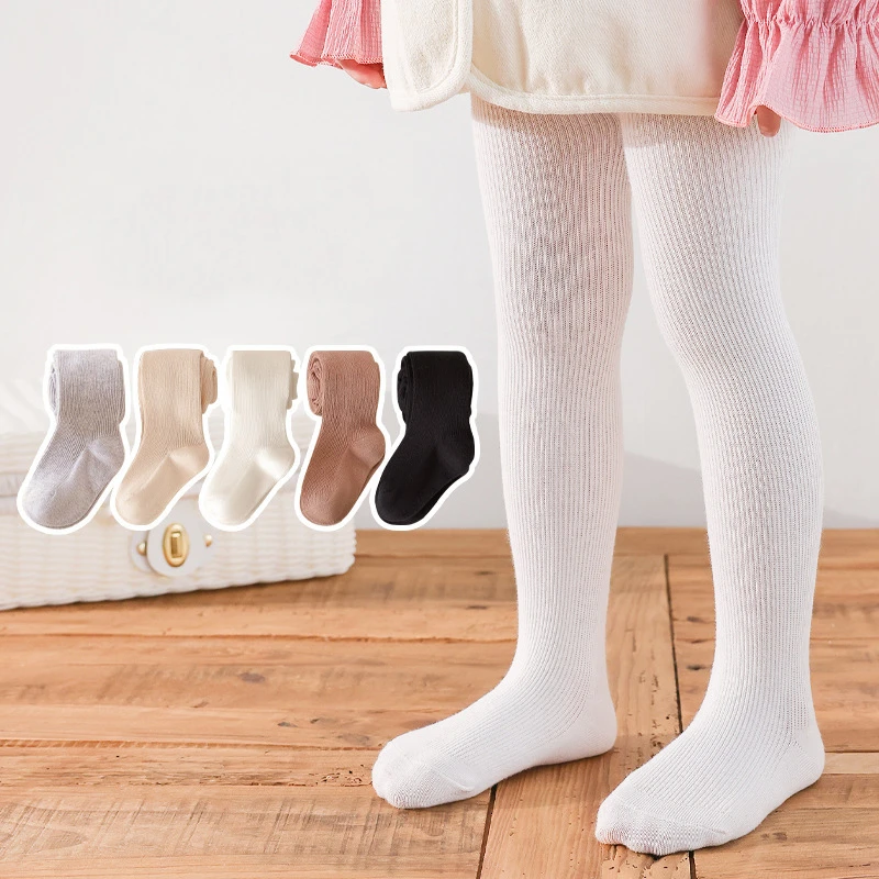 

Baby Girl Tights Warm Leggings Kids Pants Solid Cotton Child Pantyhose Casual Stockings Girls Toddler Dance Winter Clothes1-12Y