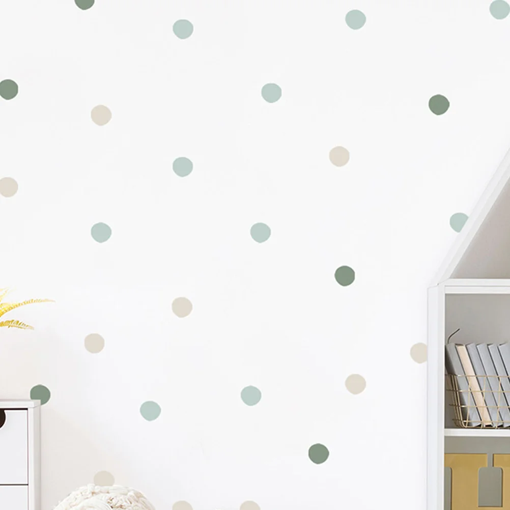 Polka Dot Wall Sticker Room Decal Stickers Classroom Wallpaper Home Decorative Cartoon