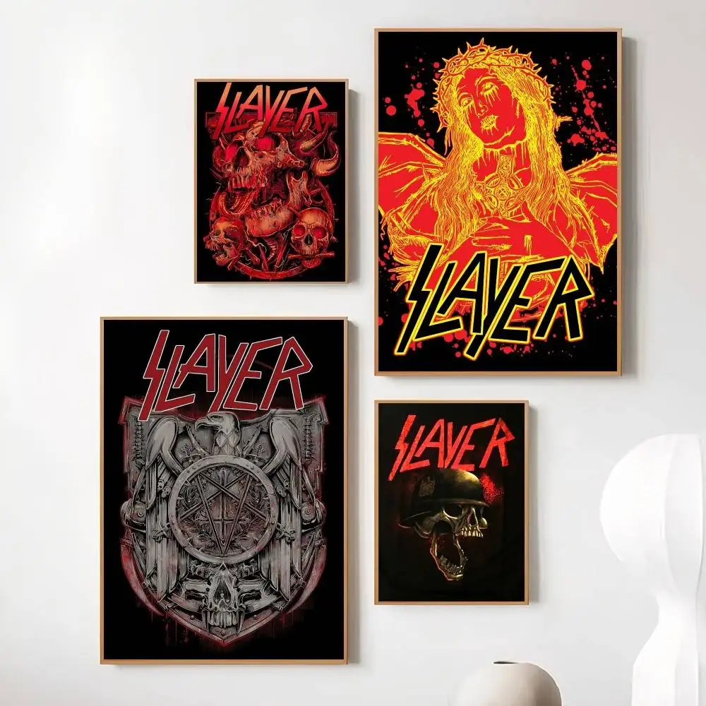 Фото Постер группы S-Slayer, настенное искусство для декора кабинета и гостиной, уникальное украшение для дома, подарок с изображением №3