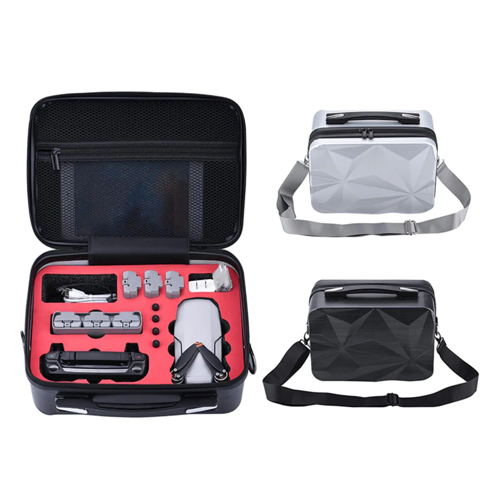 

Компактный портативный водонепроницаемый жесткий чехол, совместимый с аксессуарами DJI