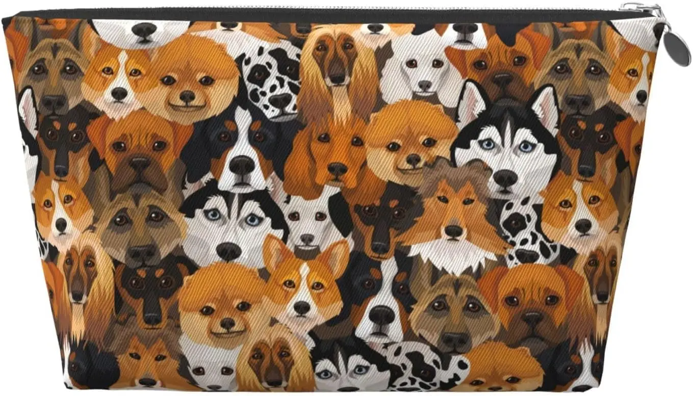 Собаки разные поры косметичка для женщин дорожный размер туалетные