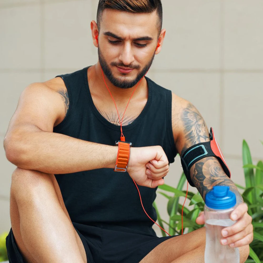 Alpine Loop Strap For IWO Series 6/7 Smart Watch DT7 Pro W27 Pro/Max smartwatch wrist belt HW67 X8 Max W37 T100 I7Pro HW22 X8Max