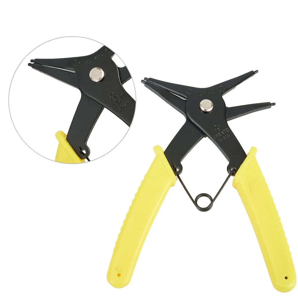 

2 In1 Circlip Pliers Set DIY Snap Ring Combination Retaining Clip Jewelry Pliers Internal External Ring Remover