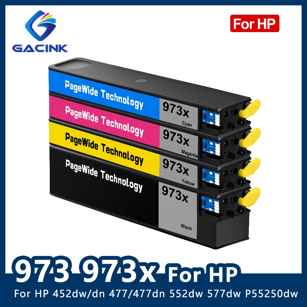 

973 973XL Compatible Ink Cartridge For HP PageWide Pro 452dw 452dn 477dw 477dn 552dw 577dw/z Managed P55250dw P57750dw 973X XL