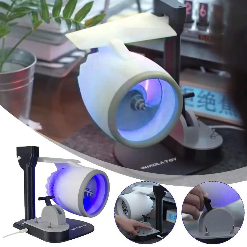 

GRWIBEOU Турбовентилятор настольный USB вентилятор с подсветкой