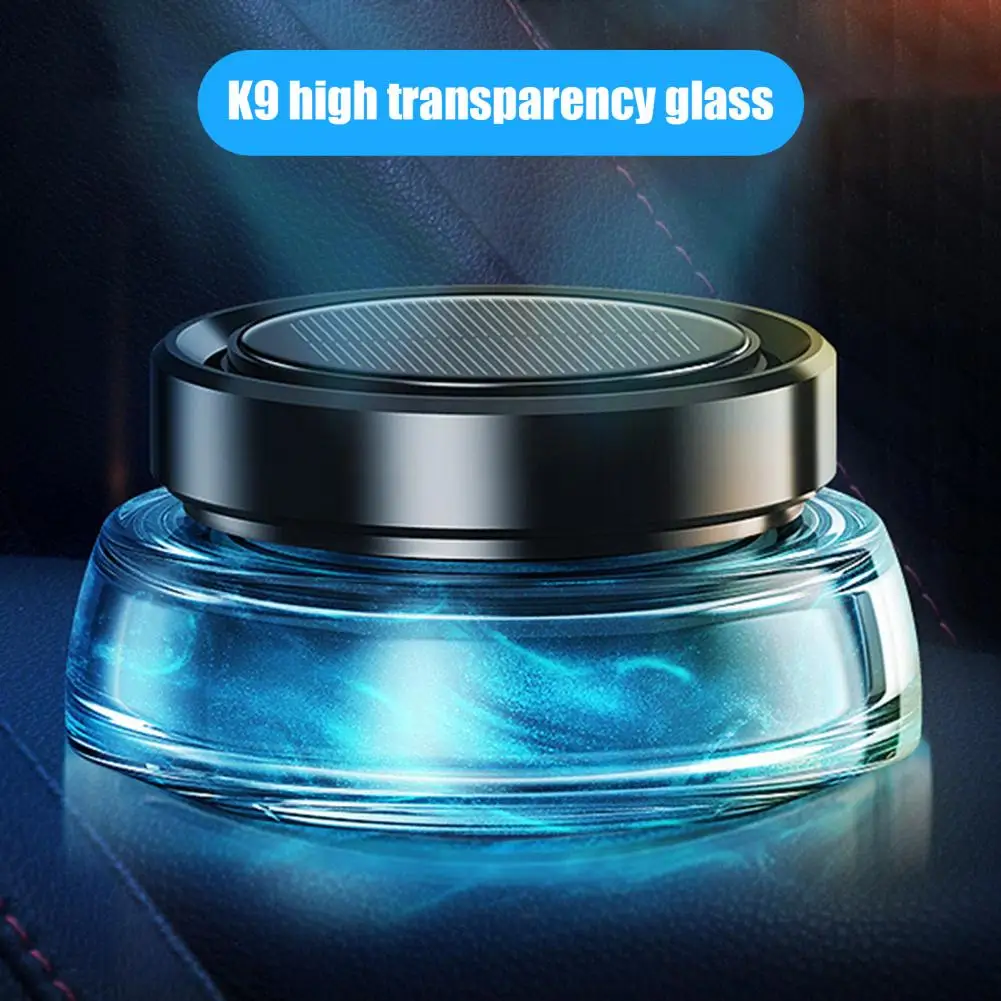 

45ml Car Air Freshener Anti-slip Relieve Stress Portable Solar Energy Rotating Car Perfume Interior Decoration