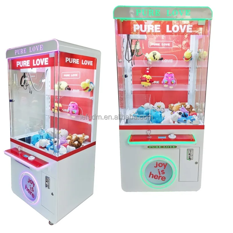 Фото Игровые автоматы Lefu Company Pure Love Crane для выдачи игрушек, автоматы с краном-манипулятором для парков развлечений №5