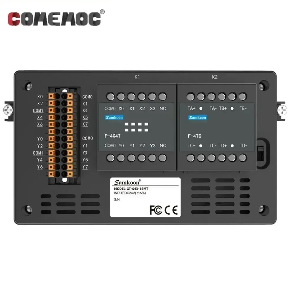 Фото Samkoon HMI с ПЛК серии GT GC 4,3-дюймовый HMI ПЛК «все в одном» GT GC 043 GT-043-16MT GT-043-16MR GC-043-16M-C GC-043-16M2AI-C №3