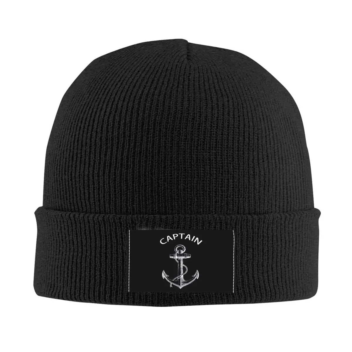 

Captain Anchor Skullies Beanies Caps Men Women Unisex Cool Winter Warm Knitted Hat Adult Nautical Sailor Adventure Bonnet Hats