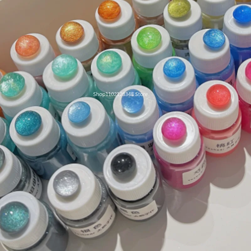 Жемчужная пудра 42 цвета поляризационная не опускается на дно блестящий порошок