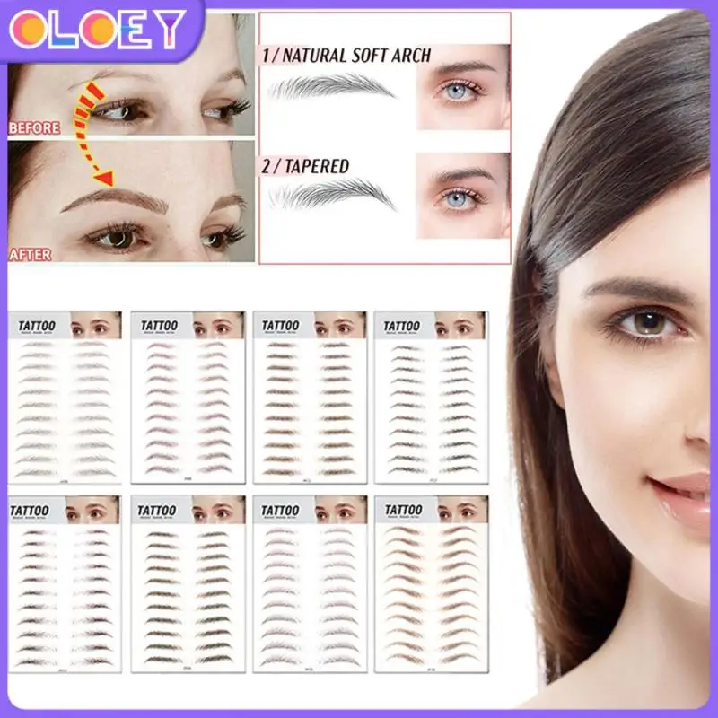 

2021 6D наклейка для бровей Полуперманентная водостойкая татуировка для бровей вышивка бровей наклейка для бровей товары для макияжа