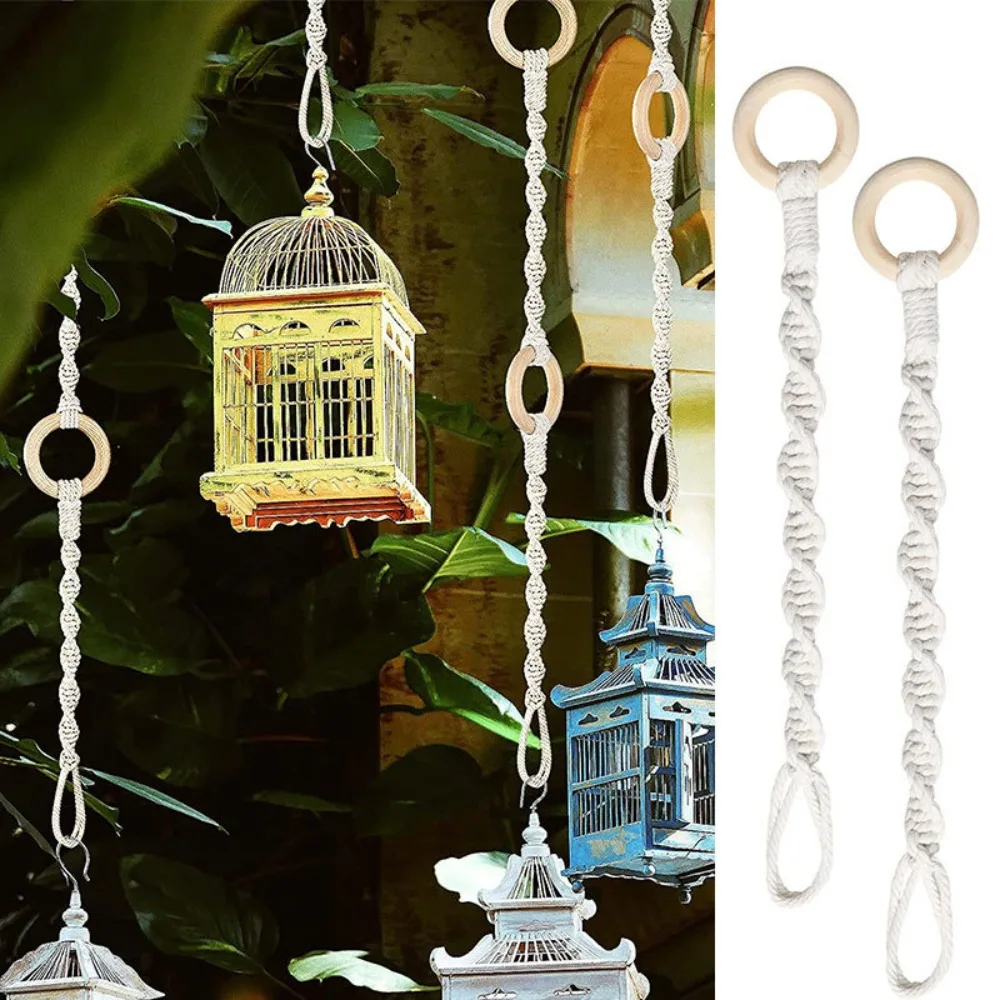 Новая вешалка для цветочного горшка ручной работы хлопковая растений в стиле