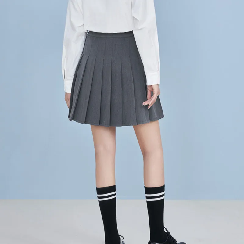 INMAN летняя Весенняя женская юбка Повседневная в складку универсальная одежда