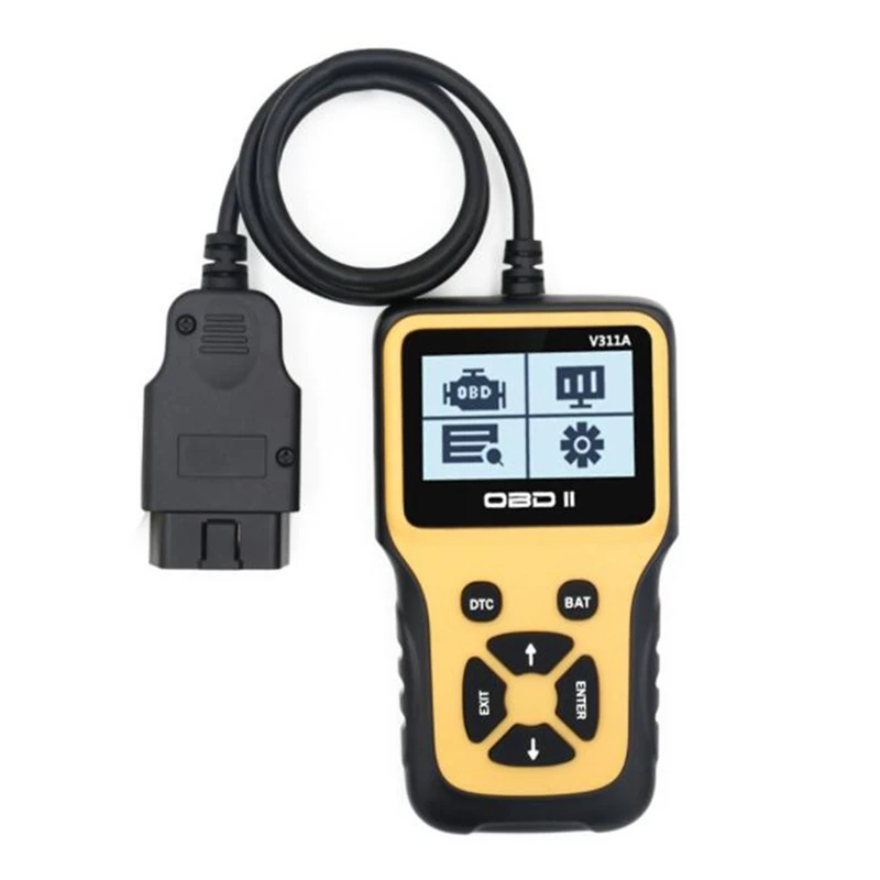 

V311A ELM327 Auto Diagnosis Tool Code Reader OBD II Scanner Fault Light Repair Tool Support Vehicle 9 Standard Protocol
