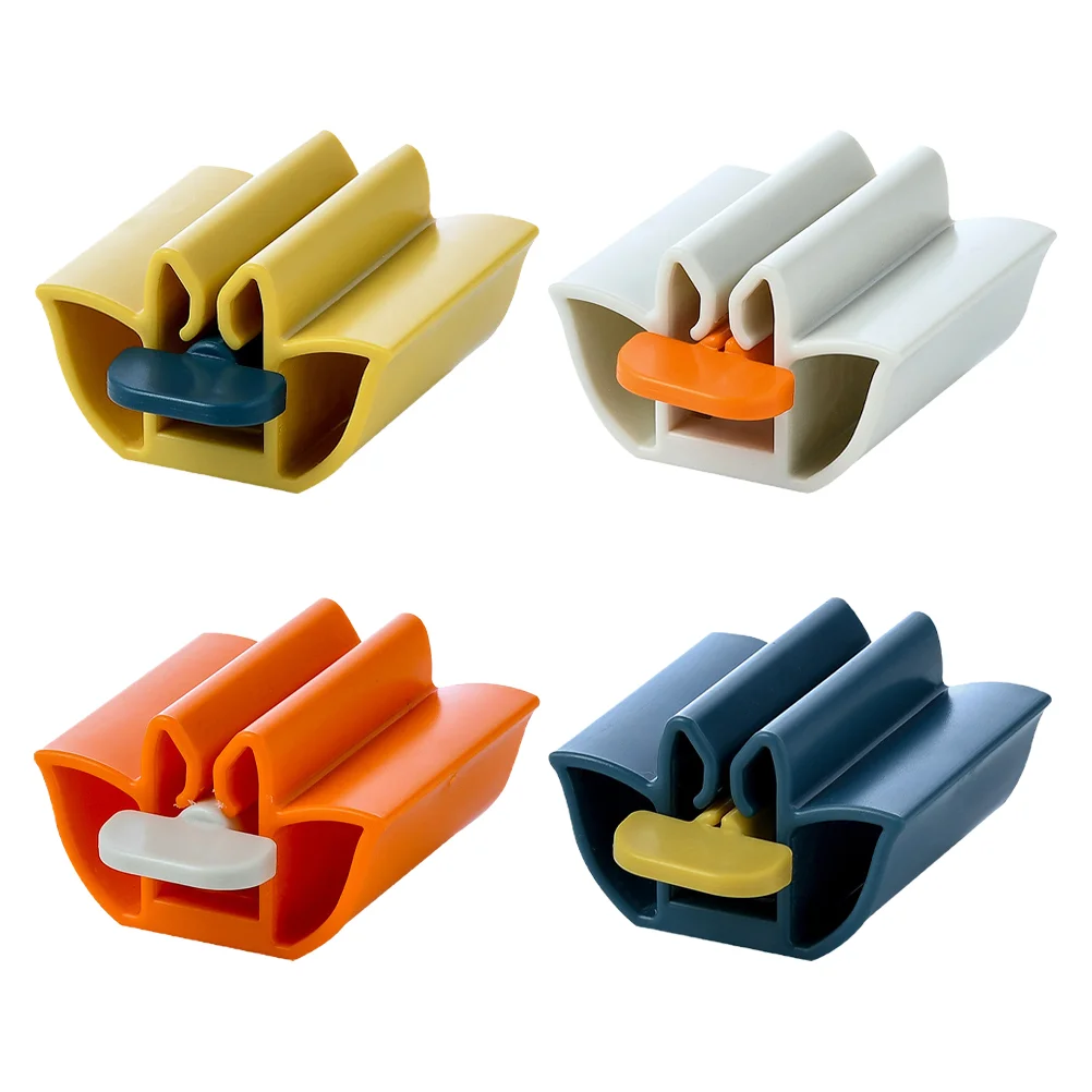 

Toothpaste Squeezer Tube Dispenserwringer Roller Rolling Bathroom Holder Pusher Tool Metal Rollers Manual Rotate