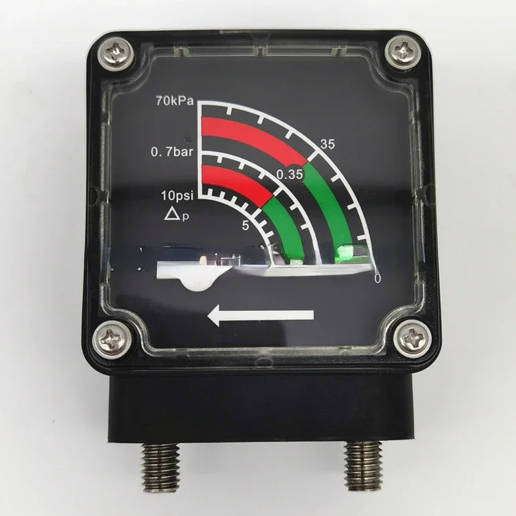 Прецизионный фильтр перепада давления воздуха Манометр 1MPA1.6MPA дифференциальный