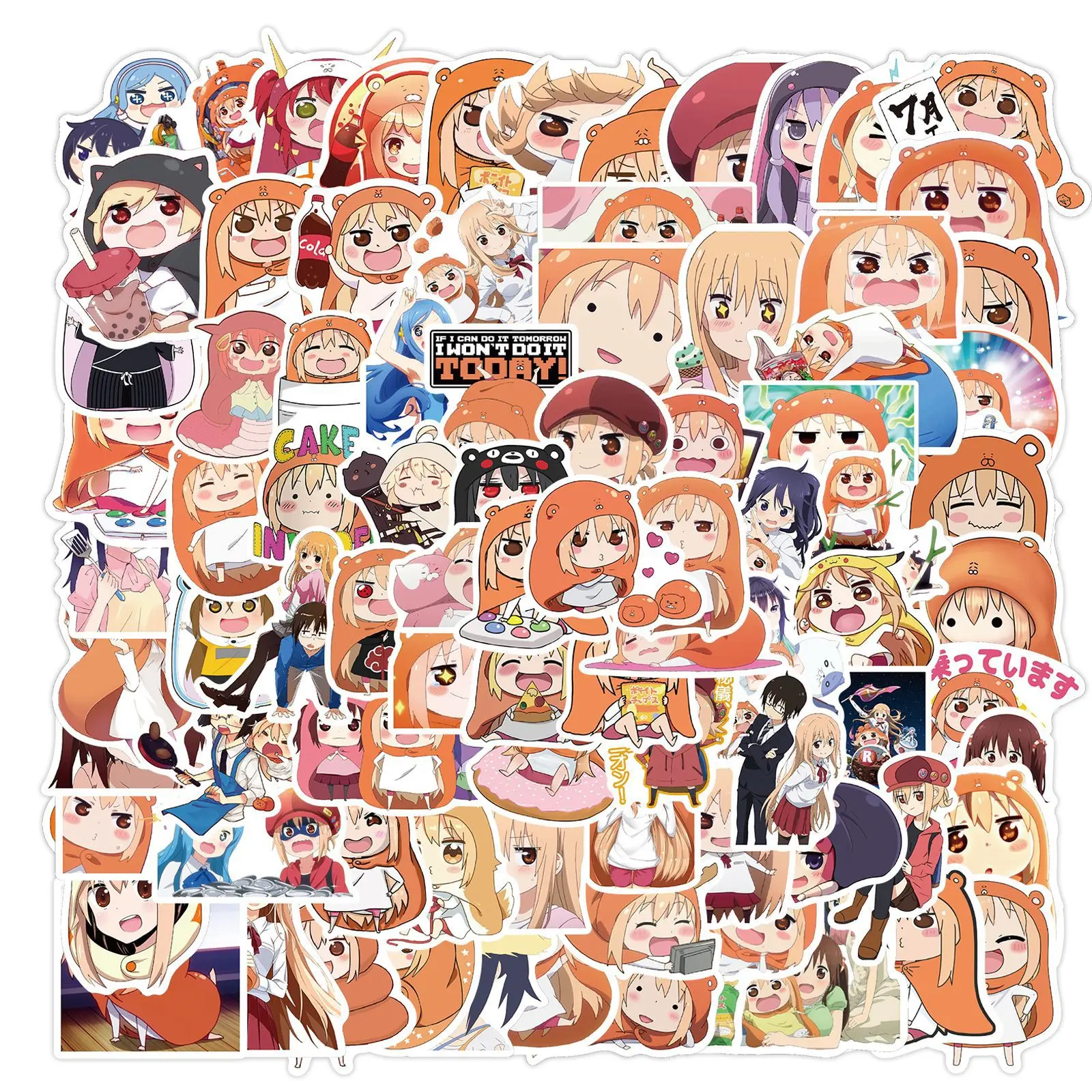 

10/50/100 шт. аниме стикеры s Himouto Умару-Чан граффити Стикеры для рукоделия наклейки для мотоцикла гитары ноутбука