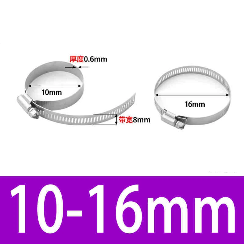 Регулируемый Хомут Для Шланга Из Нержавеющей Стали Со Спиральной Лентой