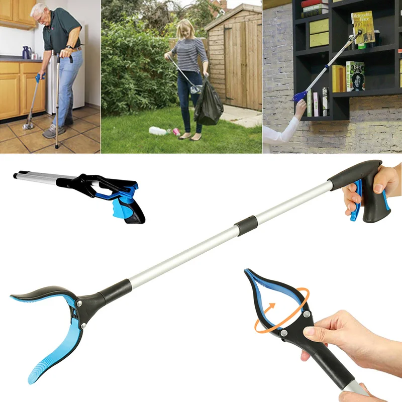 

Foldable Litter Reachers Pickers Pick Up Tools Gripper Extender Grabber Picker Collapsible Garbage Pick Up Tool Grabbers