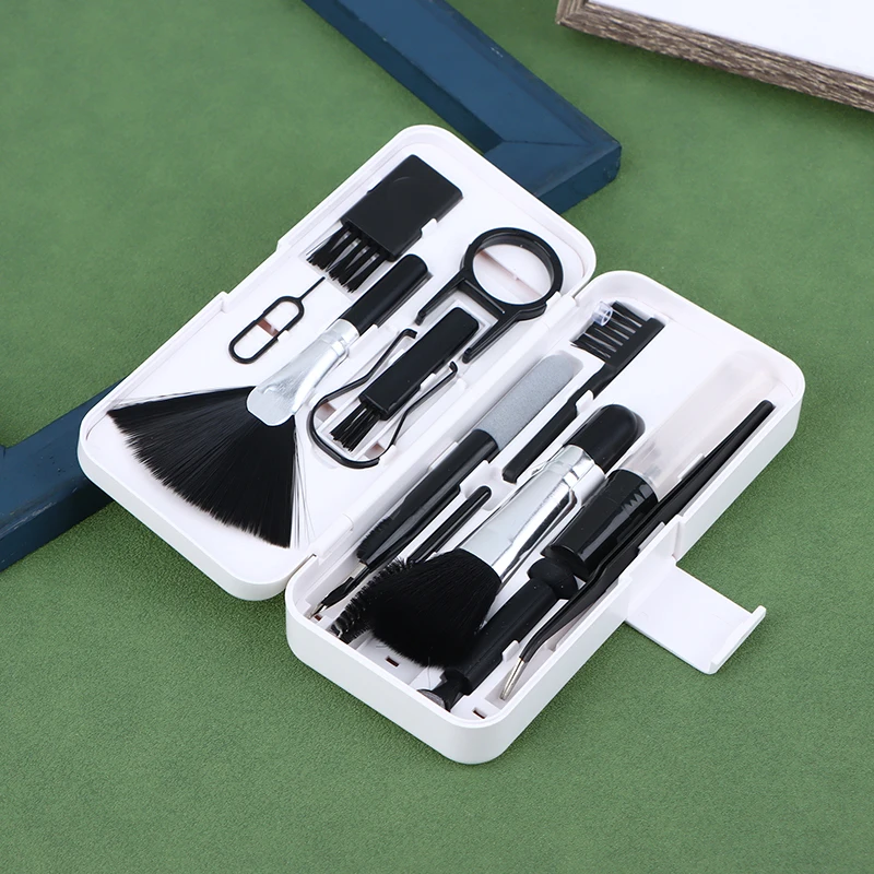 

1Set 18-in-1 Cleaner kit Phone Computer Keyboard Brush Screen cleaning Spray Bottle Set Earphones Cleaning Pen Cleaning Tools