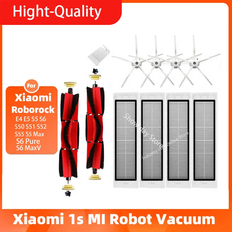 Детали для пылесоса XiaoMi Roborock S5 Max S50 S51 S55 S6 чистые аксессуары моющийся фильтр НЕРА
