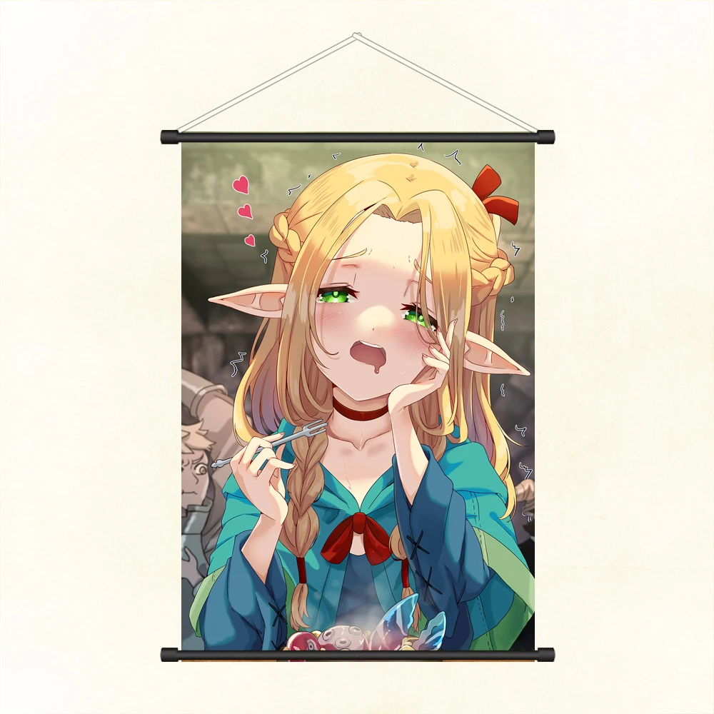 Delicious in Dungeon Картина с изображением вкусных в подземелье аниме постер виде