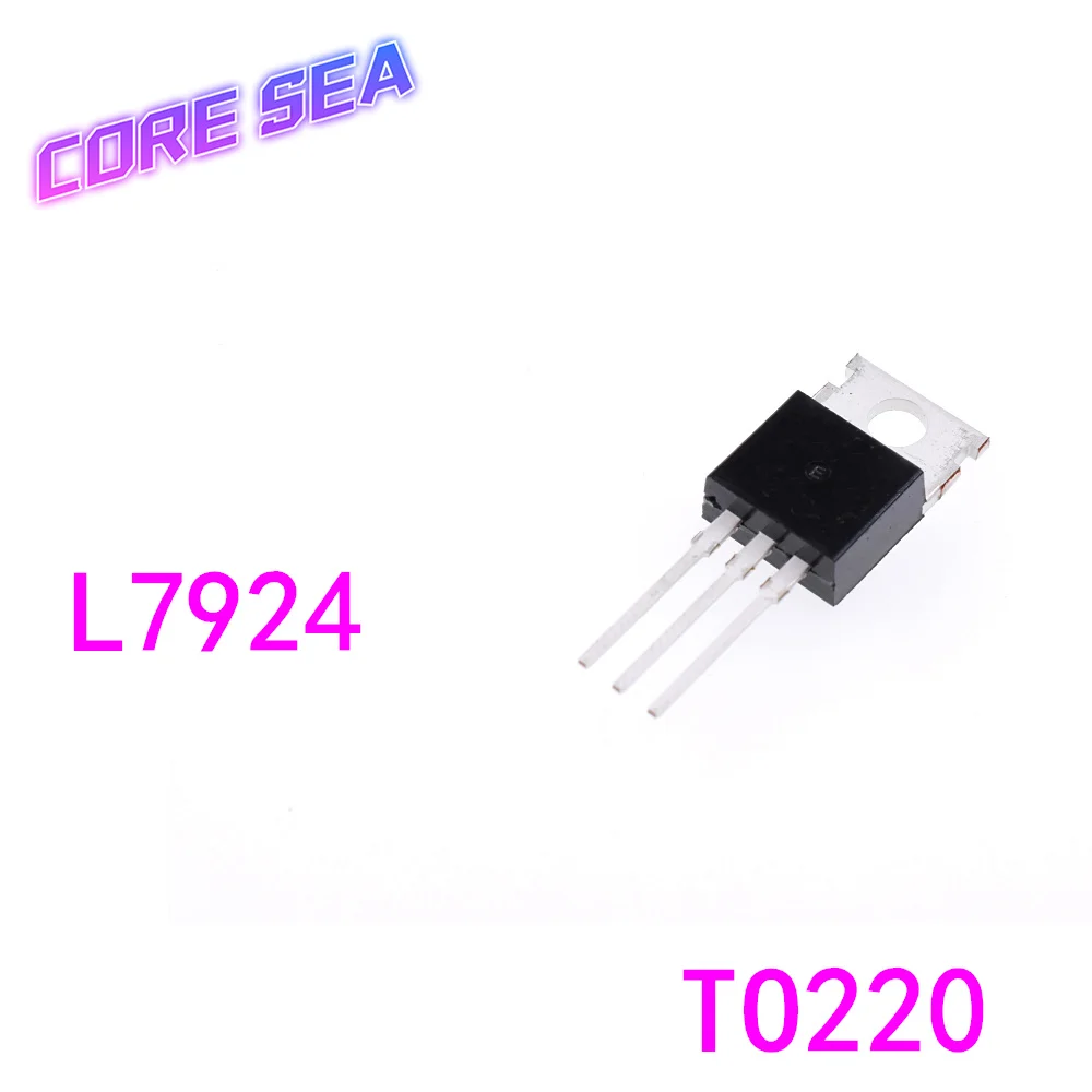 

Трехконтактный регулятор L7924 L7924CV LM7924 TO-220, прямая вставка, 24 В, 10 шт.