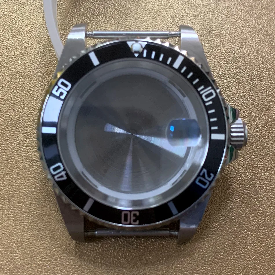 42mm Watch Case 316L Fine Stainless Steel Case Sapphire Glass Fit Japan Miyota 8215,8205 Movement Modification Watch Case