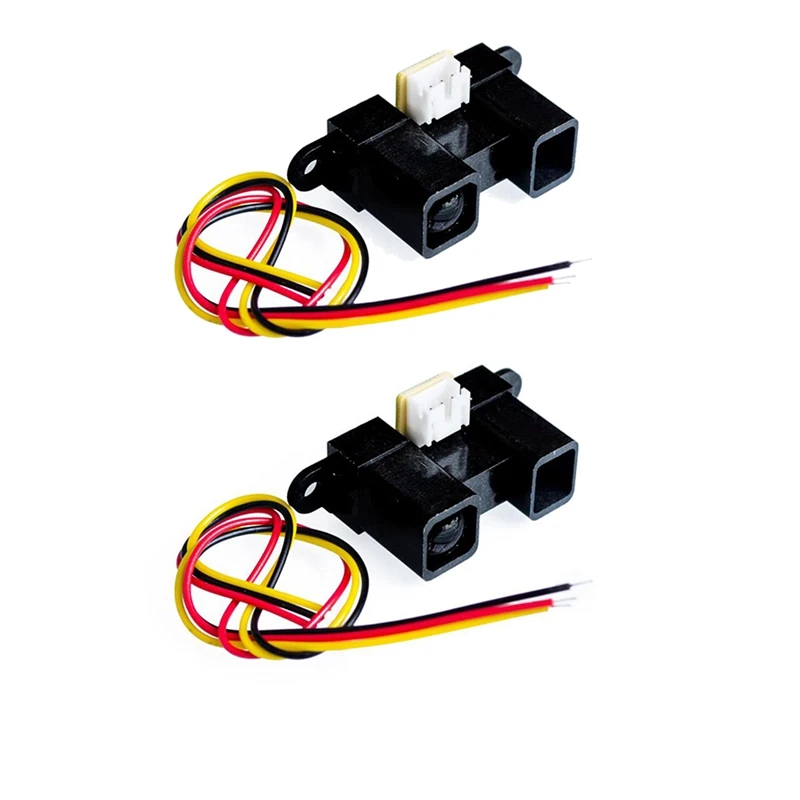 

Top Deals 2 Pack Infrared Proximity Sensor IR Analog Distance Sensor Detect 20-150Cm Distance Long Range GP2Y0A02YK0F