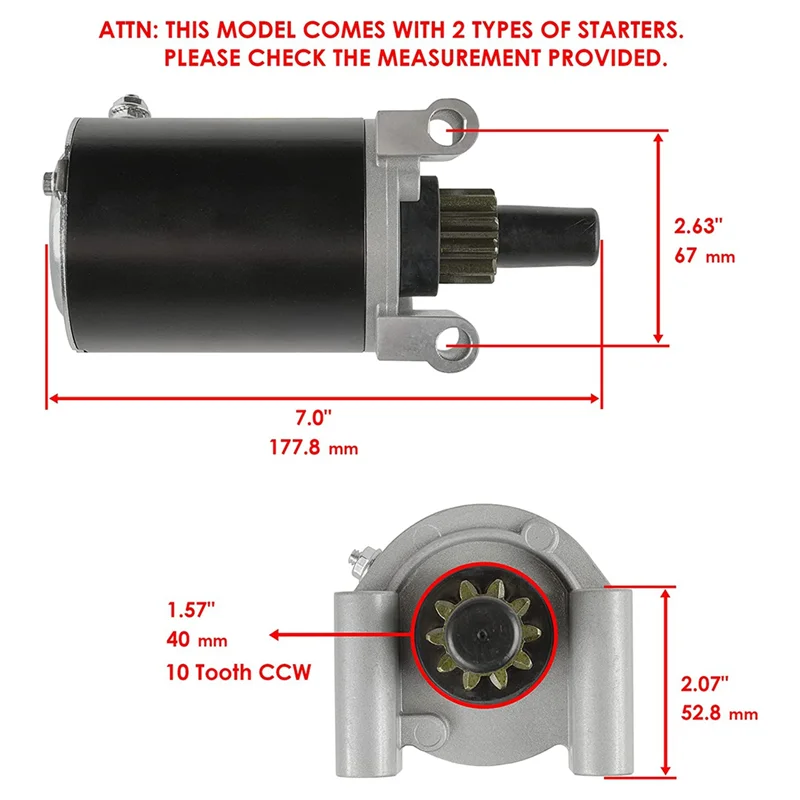 Стартер для двигателей Kohler отвес 20HP-27HP 2005 S 3209808 3209808S 3209804S 3209801S 3209803S 3209804