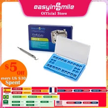 Easyinsmile  Dental Material for Metal Self Ligating Roth / MBT 345 022 Orhto Bracket Mini Braces Newest Type High Quality