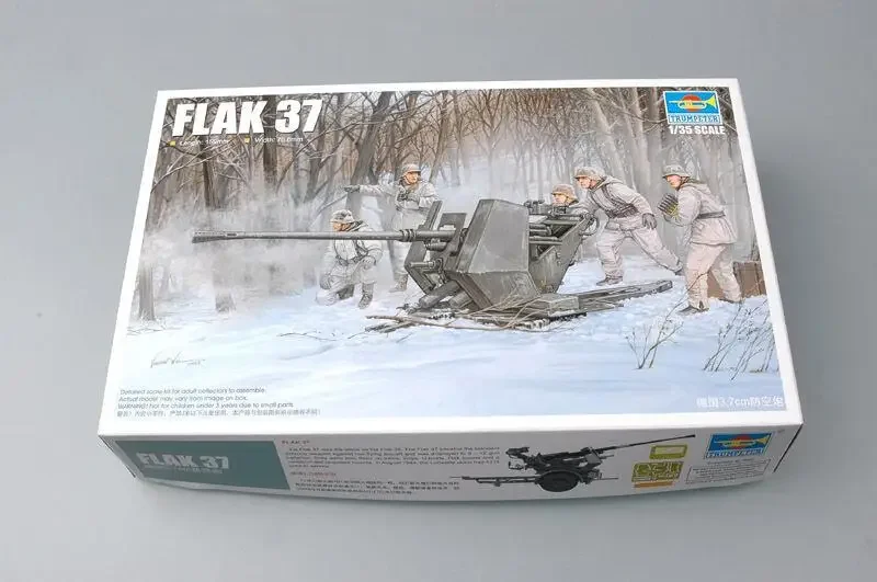 Trumpeter 02310 1/35 немецкий комплект пластиковых моделей FLAK 37 3 7 см
