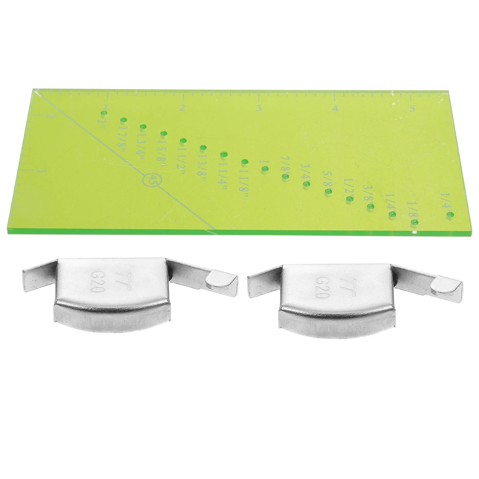 

Ruler Seam Guide Sewing Allowance Sew Machine Presser Quilting Gauge Hot Foot Rulers Ironing Attachments Perforatedtransparent