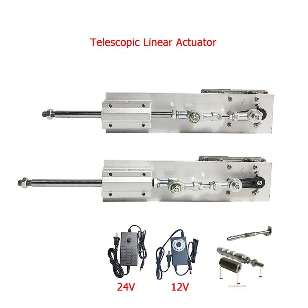 

Telescopic Rocker Arm Actuator With End Connector And Speed Regulation Adapter 20-80mm Adjustable Reciprocating Linear Machine
