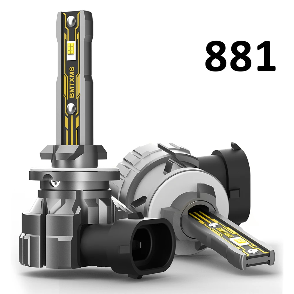 BMTxms 2 шт. H8 H27 880 H27W 881 светодиодные противотуманные фары H11 H10 HB3 9006 светодиодные DRL лампы для Fiat Tipo 500 500L 500X Hyundai KIA Ford Nissan