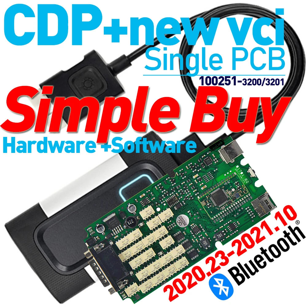 

2020.23 Upgrade To 2021.20 Request Hardware DS 150 New VCI A+ Quality Single Board One PCB OBDII Pro Online Diagnostic TCSDP BLU