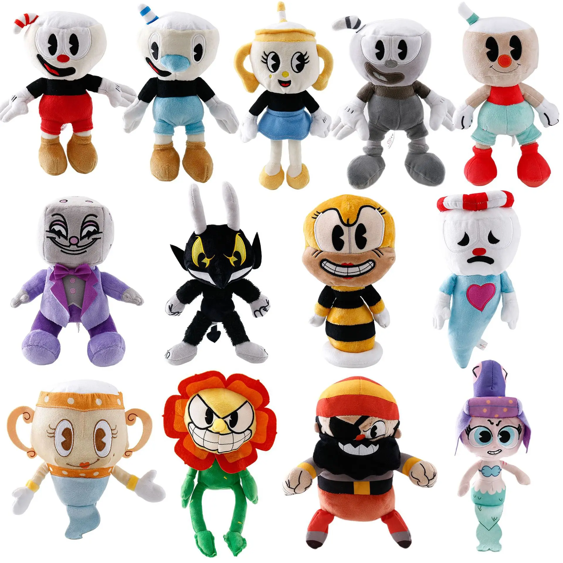 

Anime Ms. Chalice Plush-9.1" Cartoon Doll 13 kids Children Halloween Stuffed Animals-Super Soft Plush Figure Toys Gift for Kids