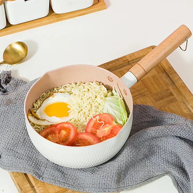 

Thickened Wok Frying Pan Milk Pot Steamer Japanese Food Supplement Pot Non Stick Cooking Pot Induction Cooker Kitchen Cookware