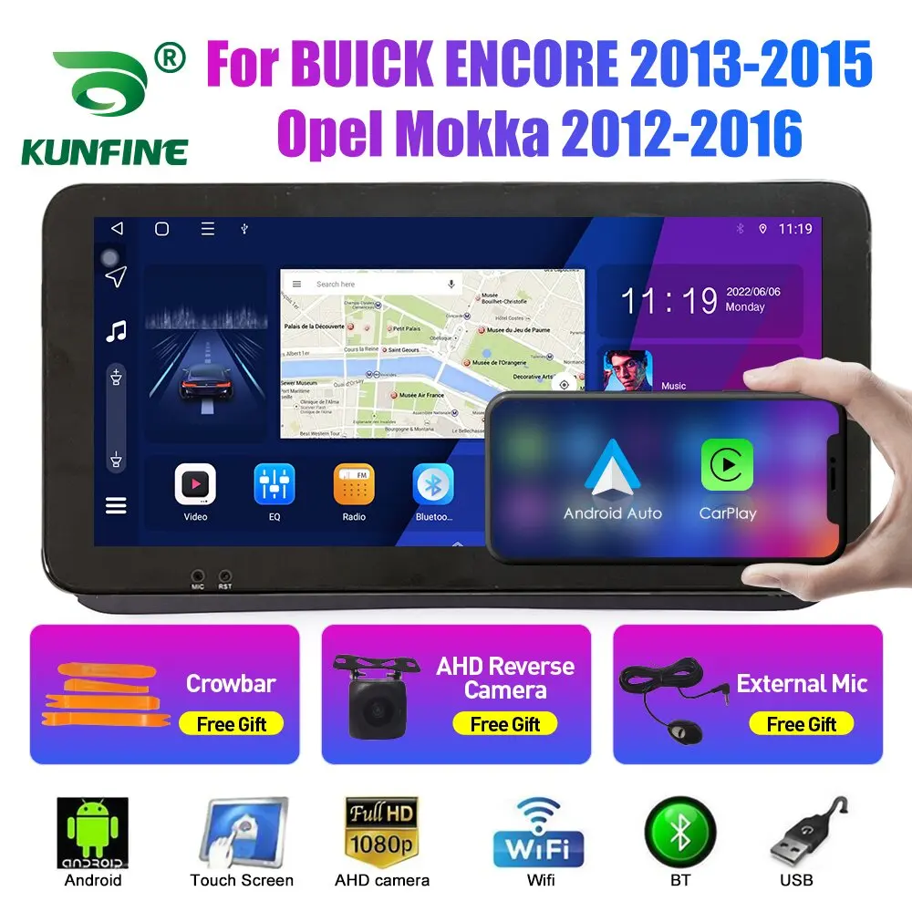 

Автомобильный радиоприемник 10,33 дюйма для BUICK ENCORE 13-15 2Din Android Восьмиядерный автомобильный стерео DVD GPS навигатор плеер QLED экран Carplay