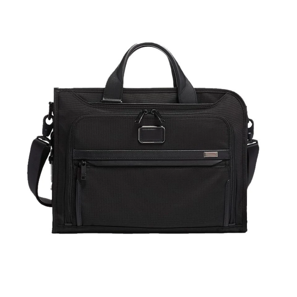 2603110D3 Ballistic nylon Alpha3 fashion thin one-shoulder laptop briefcase