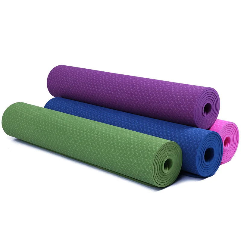 

80 wide TPE yoga mat 10 widening thickening yoga mat fitness mat plus